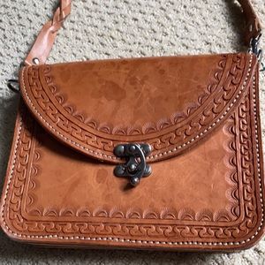 Genuine Leather Crossbody Bag